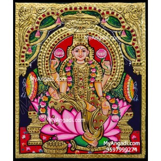 Iswarya Lakshmi Tanjore Painting