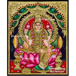 Iswarya Lakshmi Tanjore Painting