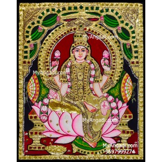 Iswarya Lakshmi Tanjore Painting