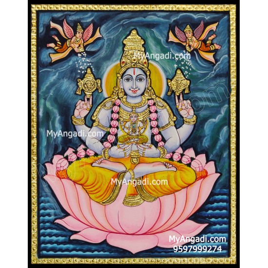 Vishnu Tanjore Painting Vishnu Tanjore Painting