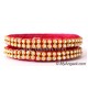 Magenta Colour Silk Thread Bangles-2 Set Magenta Colour Silk Thread Bangles-2 Set