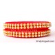 Red Colour Silk Thread Bangles-2 Set Red Colour Silk Thread Bangles-2 Set