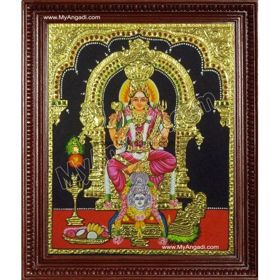 Karumariamman Tanjore Painting Karumariamman Tanjore Painting