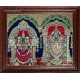 Venkatachalapathi and Alamelu Tanjore Painting Venkatachalapathi and Alamelu Tanjore Painting