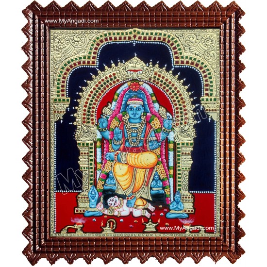 Dakshinamurty Tanjore Painting Dakshinamurty Tanjore Painting