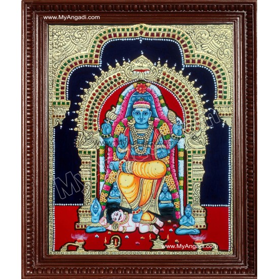 Dakshinamurty Tanjore Painting Dakshinamurty Tanjore Painting