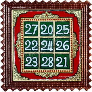 Kubera Lakshmi Yantram Tanjore Painting Kubera Lakshmi Yantram Tanjore Painting