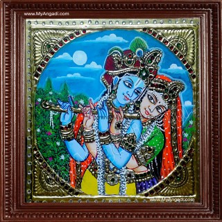 Radha Krishna Tanjore Painting Radha Krishna Tanjore Painting
