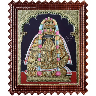 Pillayarpatti Vinayakar Tanjore Painting