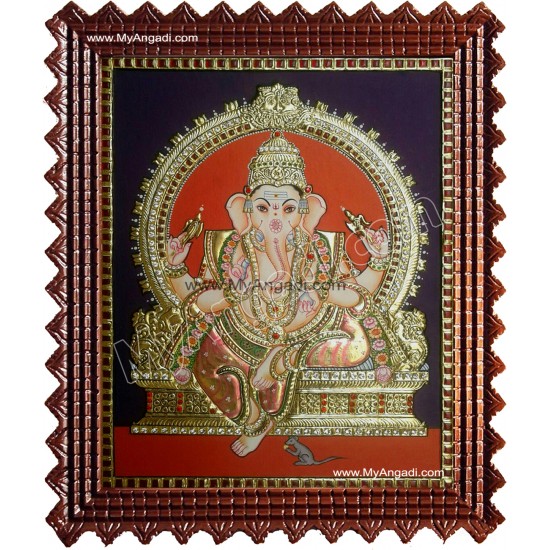 Ganapathi Tanjore Painting Ganapathi Tanjore Painting