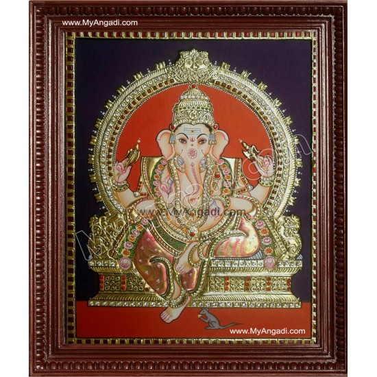 Ganapathi Tanjore Painting Ganapathi Tanjore Painting