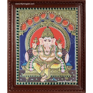 Vinayagar Tanjore Painting