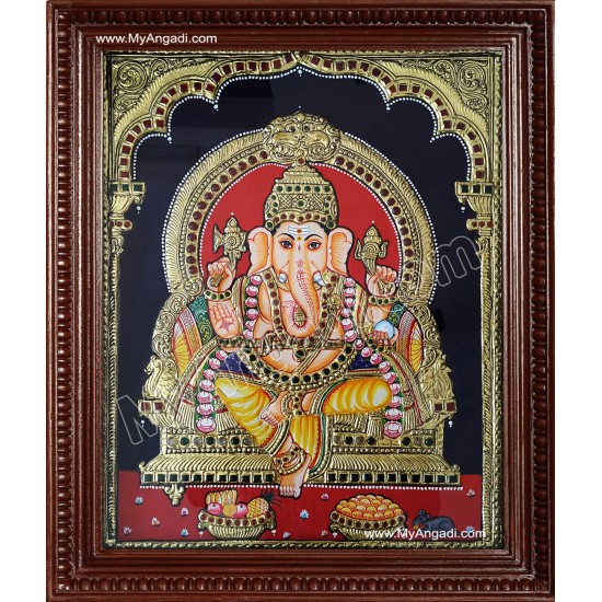 Ganesha Tanjore Painting Ganesha Tanjore Painting