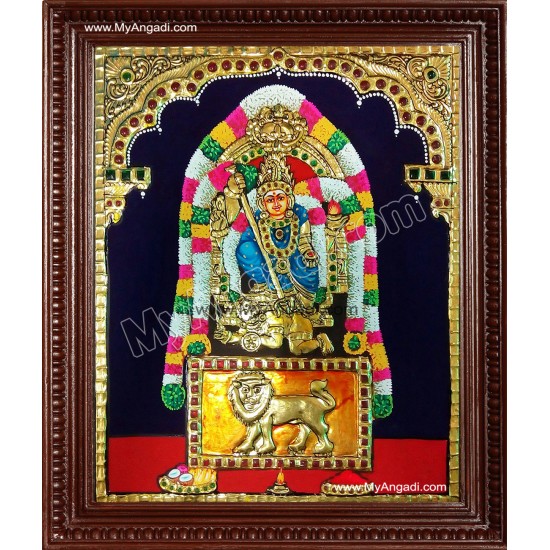Chamundeeswari Tanjore Painting