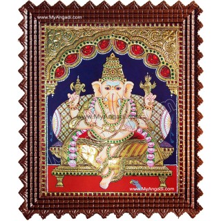Ganesha Tanjore Painting