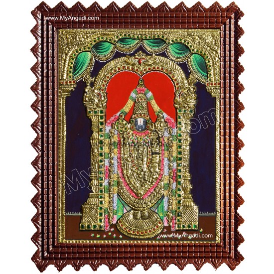 Thirupathi Venkatachalapathi Tanjore Painting