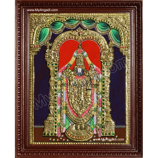 Thirupathi Venkatachalapathi Tanjore Painting
