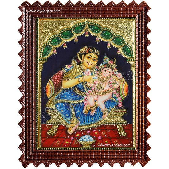 Yasotha Krishna Tanjore Painting