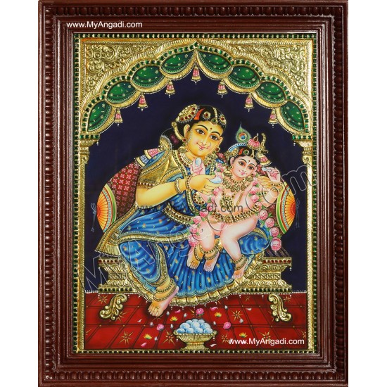 Yasotha Krishna Tanjore Painting