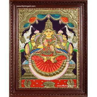 Gajalakshmi Tanjore Painting
