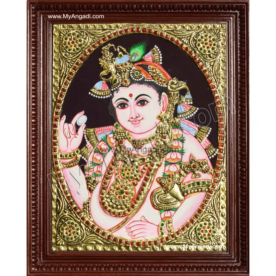 Krishna Tanjore Painting Krishna Tanjore Painting