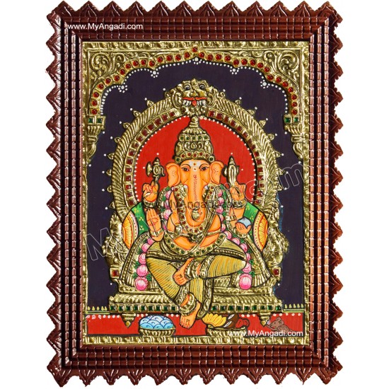 Ganesha Tanjore Painting