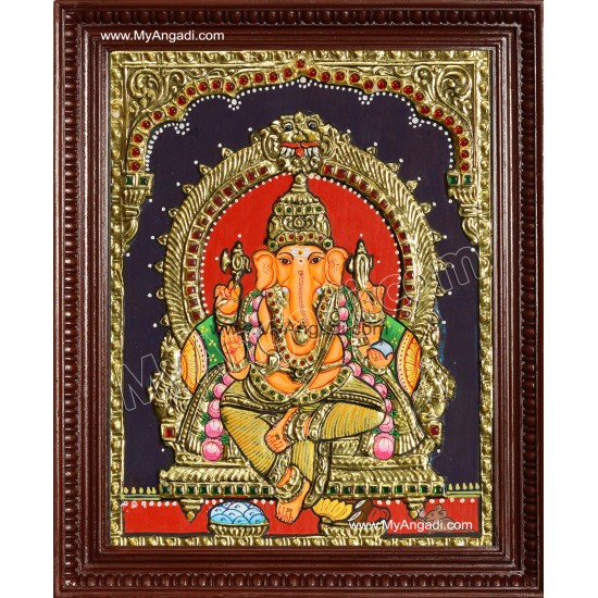 Ganesha Tanjore Painting