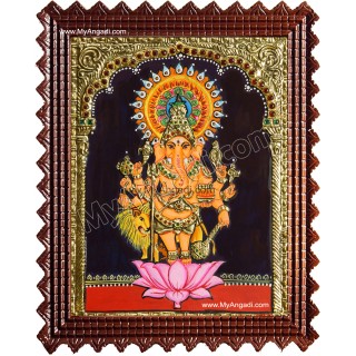 Ganesha Tanjore Painting