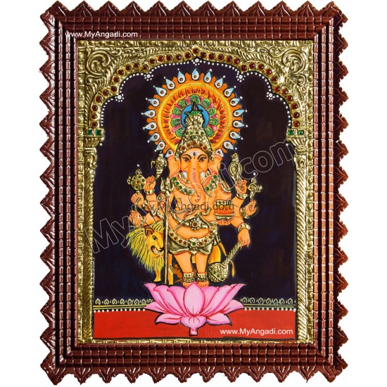 Ganesha Tanjore Painting Ganesha Tanjore Painting