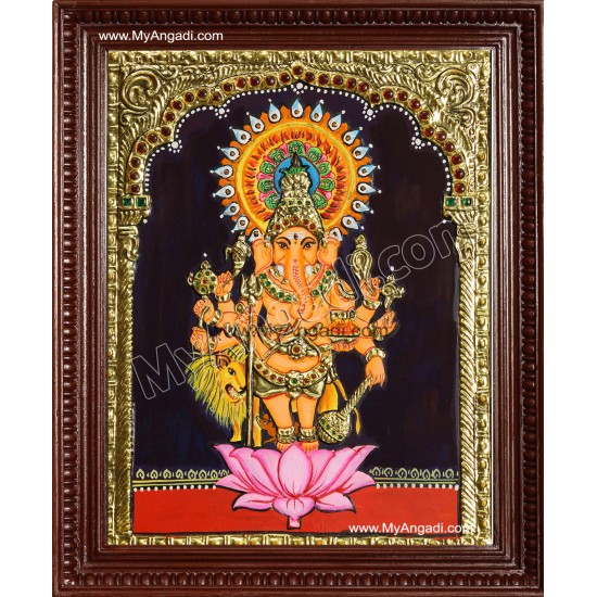 Ganesha Tanjore Painting Ganesha Tanjore Painting