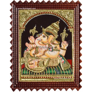 Ganesha Tanjore Painting