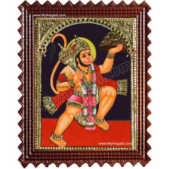Hanuman Tanjore Painting