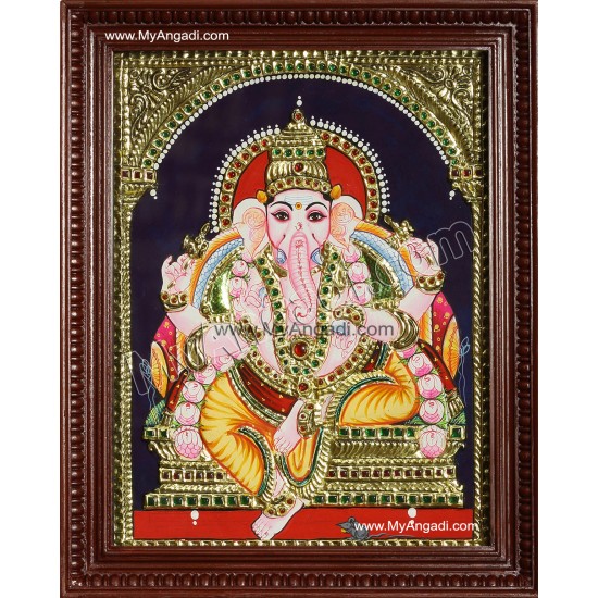 Ganesha Tanjore Painting Ganesha Tanjore Painting