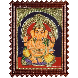 Ganesha Tanjore Painting