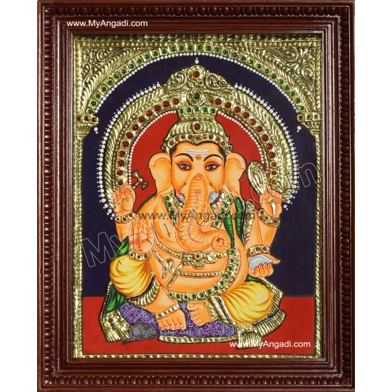 Ganesha Tanjore Painting