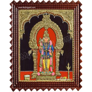 Raja Anangara Murugan Tanjore Painting