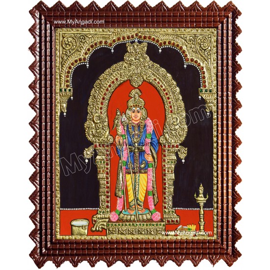 Raja Anangara Murugan Tanjore Painting