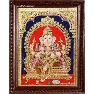 Ganesha Tanjore Painting