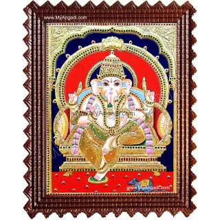 Ganesha Tanjore Painting