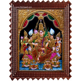 Raja Rajeshwari Tanjore Painting Raja Rajeshwari Tanjore Painting