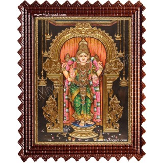 Meenakshi Amman Tanjore Painting Meenakshi Amman Tanjore Painting