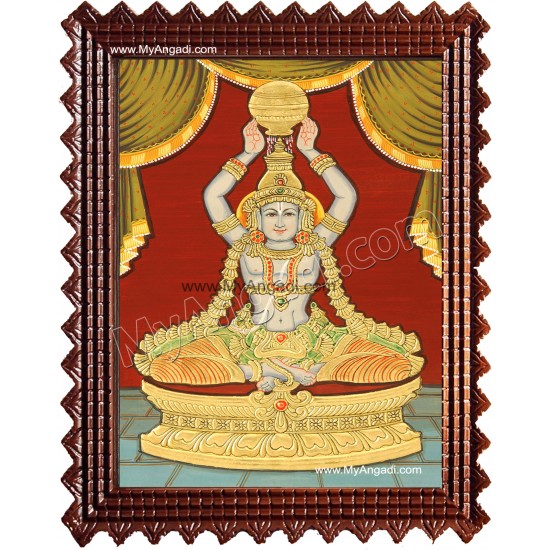 Lord Vishnu Tanjore Painting