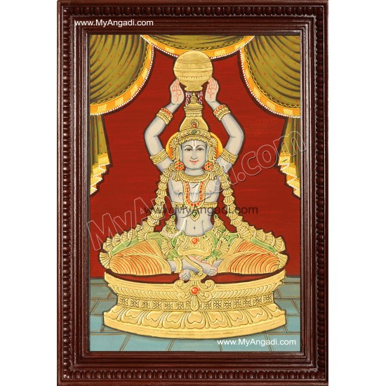 Lord Vishnu Tanjore Painting