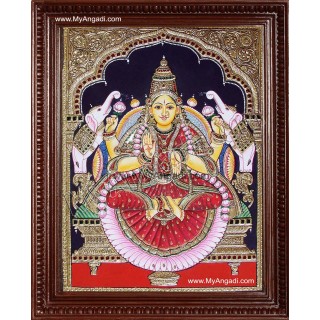 Gaja Lakshmi Tanjore Painting Gaja Lakshmi Tanjore Painting