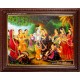 Radha Krishna with Gobiyar Tanjore Painting Radha Krishna with Gobiyar Tanjore Painting