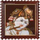 Face Krishna Playing Flute Tanjore Painting