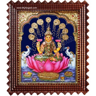 Lakshmi Super Emboss Tanjore Painting Lakshmi Super Emboss Tanjore Painting