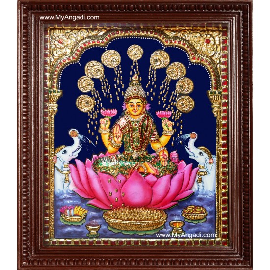 Lakshmi Super Emboss Tanjore Painting
