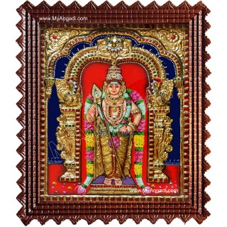 Murugan Super Emboss Tanjore Painting Murugan Super Emboss Tanjore Painting