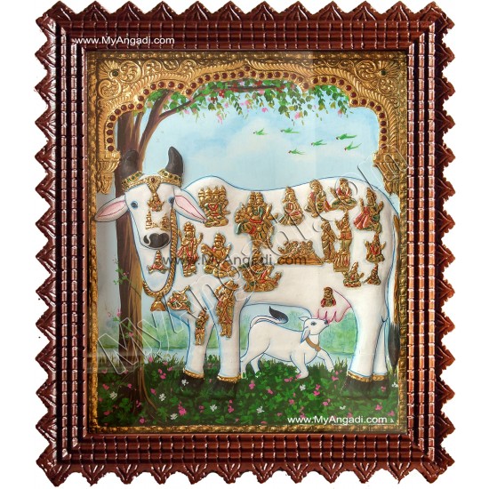 Komatha Tanjore Painting Komatha Tanjore Painting